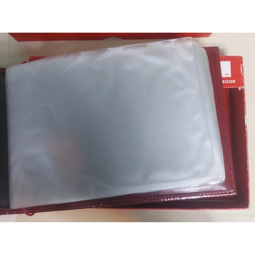 ANNE KLEIN RED/WINE Color Photo Book NWT‎